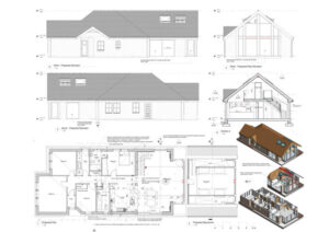 Proposed two storey residential extension in Scotland
